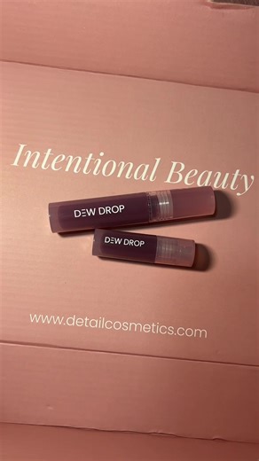 it’s giving 🍒 main character 🍒 energy @Detail Cosmetics #detailcosmetics #dewdrop #fypage