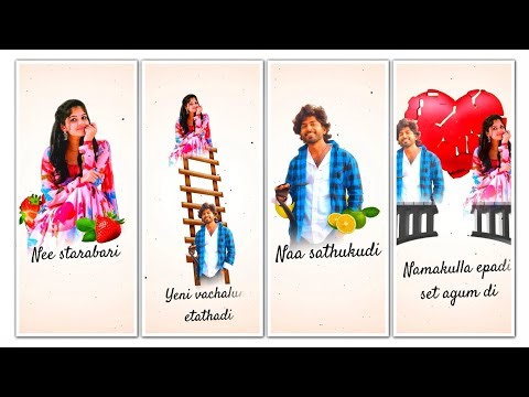 Nee Sathu kodi love Song Video Editing | Instagram Trending Reels Video Editing Alight Motion Tamil