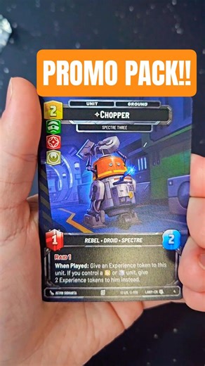 Love these beautiful promo cards for Star Wars Unlimited 😍 #starwars #tcg #boosterpack #opening #ffg