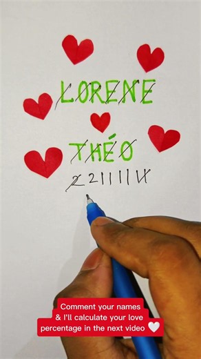 Lorene + Théo | Are We a Perfect Match? Love Percentage Test by Names ❤️ #shorts