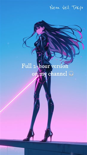 Neon Ascend – Cyber Lofi for Focus & Calm Determination | Neon Veil Tokyo