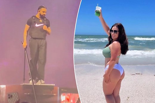 Woman who threw 36G bra at Drake during concert has been contacted by Playboy