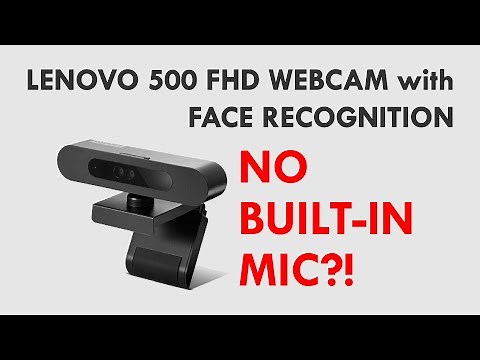 UNBOXING REVIEW Lenovo 500 FHD Webcam with Face Recognition | Windows Hello Compatible