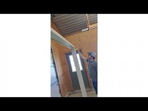 Retractable Garage Door Screen Installation Step 2: Measure and Mark Center of Opening | Zip Roll