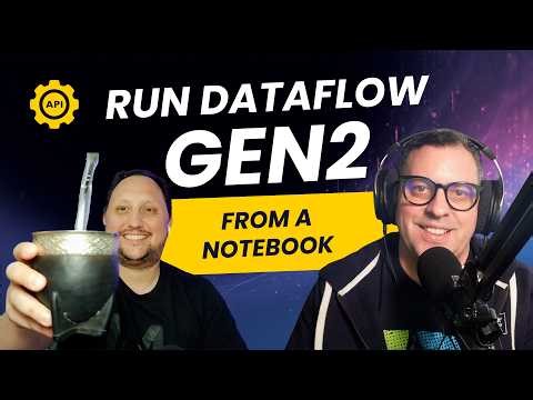 Run Dataflow Gen 2 from a Fabric notebook #microsoftfabric #dataflow #powerbi #microsoft