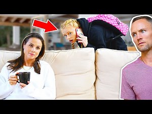 Acting SUSPICIOUS In Front Of My Parents! *they got mad*