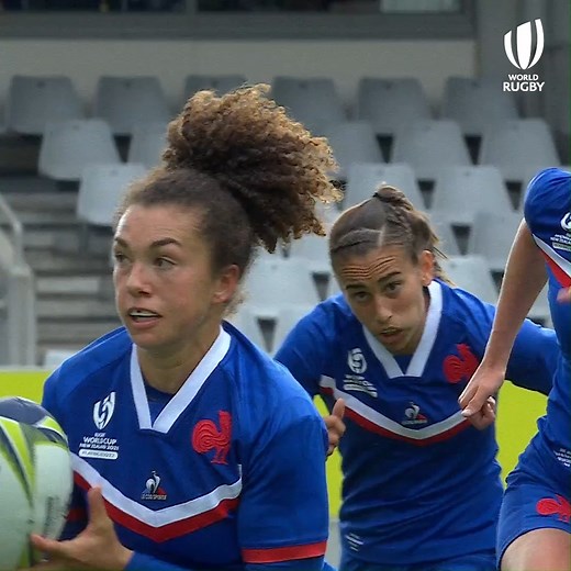 75K views · 5.9K reactions | The skills and vision from Caroline Drouin to setup Joanna Grisez for her debut try! #RWC2021 | France Rugby | Rugby World Cup | Facebook