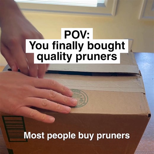 Pruning shears should be a gardener's favorite tool. But most are dull after a few cuts, rust out in a season, and leave you with blisters, wrist pain, and jagged branches that stress your plants. Haus & Garten ClassicPRO Pruners were built to fix all that. We titanium coated forged steel blades with ergonomic, shock-absorbing handles that deliver effortless, precise cuts—staying razor-sharp, resisting rust, and fatigue-free for years of heavy use. ✅ Cuts up to 1" branches with clean, plant-heal