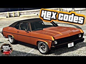 *NEW* List of 11 GTA V Modded Crew Colours (WITH Hex Codes and Tutorials)