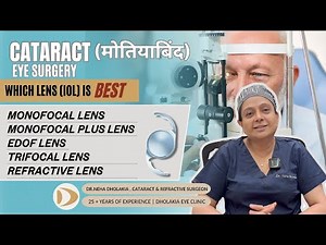 Types of Lenses in Cataract Surgery in 2025 : Monofocal, Multifocal, EDOF, Trifocal & Refractive