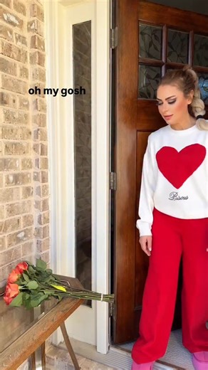 Yeşim Guven on Instagram: "Happy Valentine’s Day♥️ Women’s Valentine’s Pullover Heart Sweater - A New Day™ Cream S @Target Yes, my outfit for today is perfect for Valentine’s Day: a heart-patterned sweater and red sweatpants. What do you think? ♥️🎁🎯 Comment SHOP below to receive a DM with the link to this post on my LTK ⬇ https://liketk.it/5SWap #ltkootd #ltknyfw #ltkvalentine"