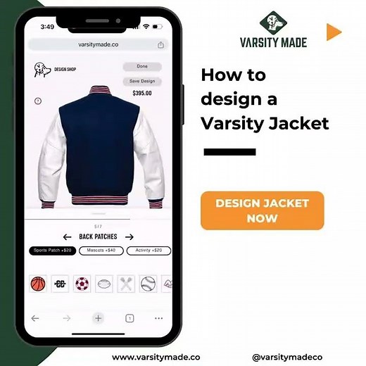 Part 4 How To Design a Varsity Letterman Jacket with Varsity Made