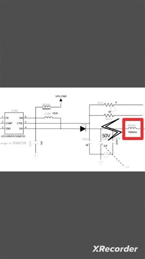 LCD Backlight Section#youtubeshorts#schematicdiagram