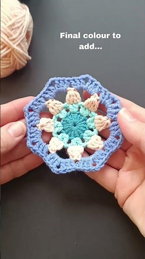 Making crochet mandala "Meadow Pipit"! #crochet