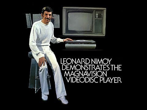 The Dayz: Leonard Nimoy Demonstrates the Magnavision Videodisc Player 80's Technology