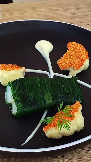 Plating Inspiration: Halibut with Wild Garlic