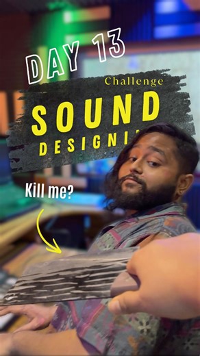 I Made Sword Sounds Using a Chopper 😳 ⚔️ | Foley Sound Design Day 13 #sounddesign #soundeffects