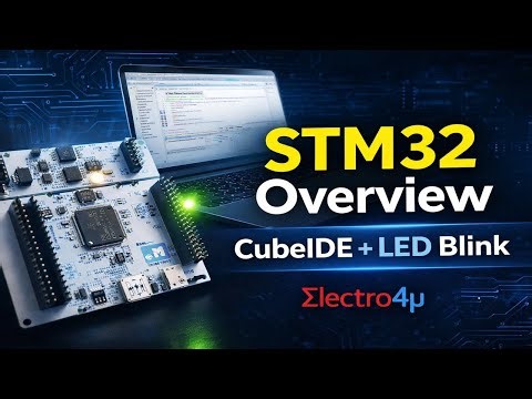 STM32 Explained + CubeIDE Installation | First LED Blink Project (Step-by-Step)