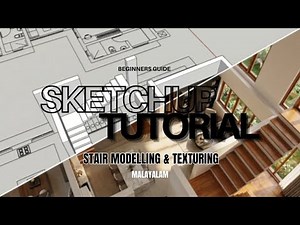 Stair Modelling in SketchUp | Easy Step-by-Step Tutorial