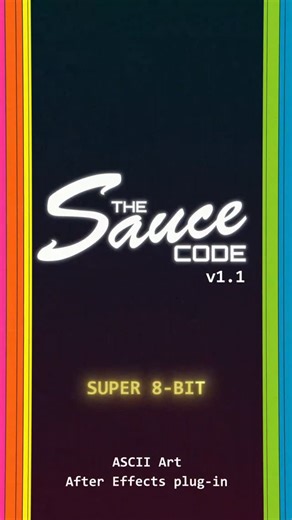 aescripts + aeplugins on Instagram: "NEW: theSauceCode. 20% Off until Jan 31. Transform your After Effects footage into character-based ASCII art with complete creative control. TheSauceCode captures frames from your comp, launches a dedicated editor for real-time adjustments, then exports high-quality PNG sequences with alpha transparency ready to composite. Features include procedural animation effects, an Evolution system for parameter interpolation across timelines, and full character custom