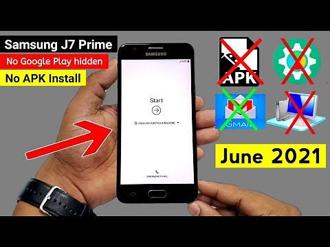 Samsung J7 Prime Google Account/FRP Bypass June 2021 (Without PC) 🔥🔥🔥