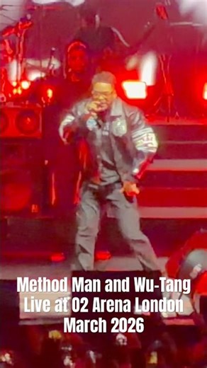 M-E-T-H-O-D MAN live at The O2 Arena London - #wutangforever Wu-Tang The Final Chamber #methodman