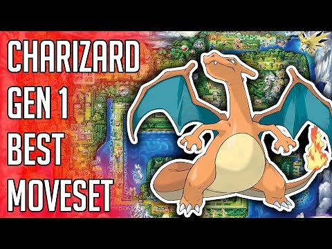 Charizard Gen 1 Best Moveset - Charizard Best Moveset Pokemon Red Blue Version Guide