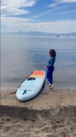 Pilates on the Paddle Board Walking to the Lake Isle Pioneer Pro