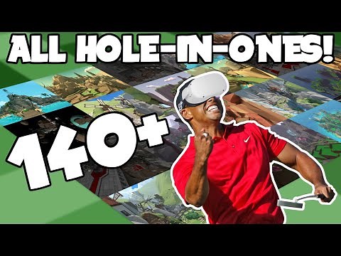 ALL Hole-in-Ones in Walkabout Minigolf (Base Game, Easy Courses)