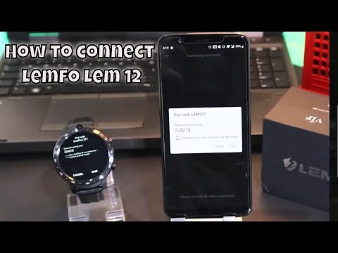 How to connect Lemfo Lem 12 with Phone WiWatch Android App