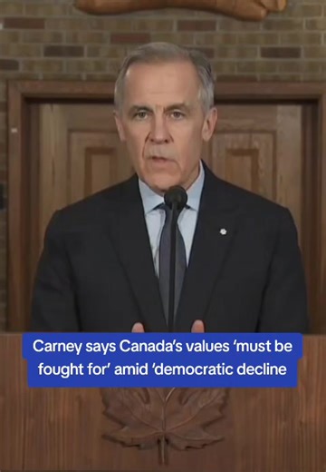 Carney says Canada’s values ‘must be fought for’ amid ‘democratic decline #canadalife #RCMP #editvideo