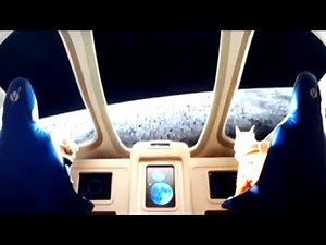 the Buddies arrive at the Moon scene