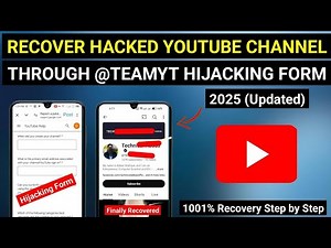 How to Recover Hacked YouTube Channel 2025 | YouTube Channel Hacked Recovery