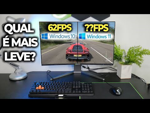 WINDOWS 11 VS. WINDOWS 10 EM JOGOS, QUAL É MAIS LEVE PRA JOGAR? TESTE COMPARATIVO