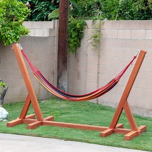 Easy DIY Hammock Stand Using 3 Tools - Full Tutorial, Video And Plans