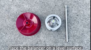 Portable Bubble Wheel Balancer, Heavy Duty Wheel Balancer with Bubble Level, Tire Balancing for Cars & Trucks, Rim Tire Balancer Machine for Car Light Truck Repair