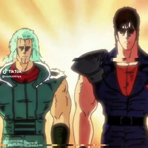Celebrating Kenshiro and Rei from Fist of the North Star