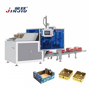 [Hot Item] Fruit/Vegetable Carton Packing Box Making Machine for Tomatoes