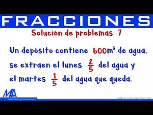 Solución de problemas con fracciones | Ejemplo 5