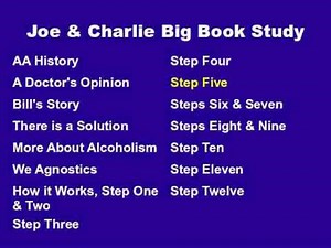 Joe & Charlie Big Book Study Part 10 of 15 - Step Five