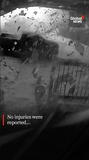 Massive home explosion in Alberta caught on camera