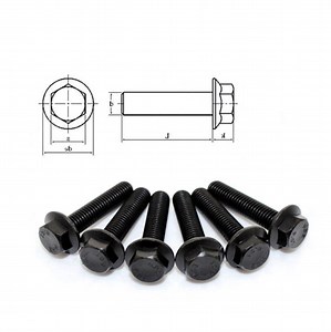 [Hot Item] Hex Flange Bolt G10.9 M16X2X50 M10 M12 M16 DIN6921 Class 4.8.8.8 10.9 12.9 Hex Flange Head Bolt