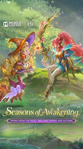 Mobile Legends: Bang Bang on Instagram: "The cycle of seasons has halted, and snow falls endlessly. The Kingdom of Melopeia is sealed in ice, the very cycle of seasons brought to a standstill. Two maidens embark on a journey to solve the mystery of the frozen seasons. Miya "Arrow of Spring" and Floryn "Herald of Autumn" pierce the bitter winter with the power of Spring and Autumn. They vow to retrieve the seasons and restore life to the land. But can their strength alone withstand the fatal cris