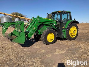 2017 John Deere 6145M MFWD Tractor W/640R Grapple Loader | Agriculture
