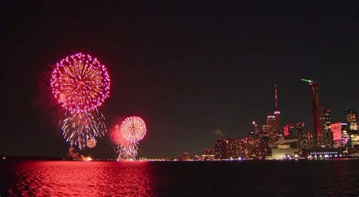 Toronto rings in 2026 with massive fireworks display