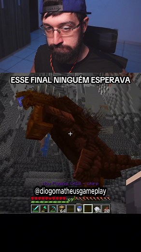 Diogo Matheus gameplay Minecraft - Ninguém esperava por esse final