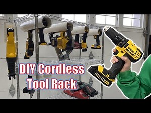 Perfect DIY Cordless Tool Storage