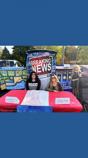 10News Today team reacts to a viewer who dressed up as them and won first place at their church's trunk or treat. | WBIR Channel 10