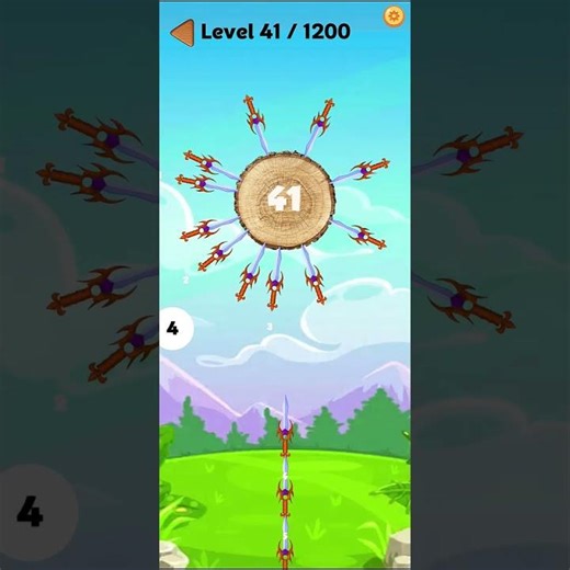 Knife Game: Hit the Target - SQ3: One tap game