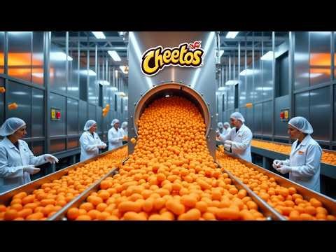 This Is How Cheetos Are Made! Take a Peek Inside the Super Modern Cheetos Factory! 🌽🏭#cheetos #ex...